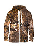 bluzy męskie Męska Bluza Expres Zamek DR.CROW Marble Brown