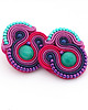 kolczyki soutache Małe kolczyki soutache