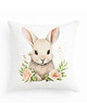 poduszki z grafiką Wielkanocna poszewka dekoracyjna z zajączkiem