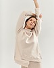 bluza bez kaptura damska Bluza do jogi Comfy MILKY WAY Sweatshirt - sandy beach s/m