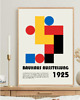 grafiki i ilustracje PLAKAT  retro Bauhaus kolorowa abstrakcja