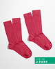 skarpetki damskie Skarpetki Essential - Rosy Charm - Różowy - Zestaw 2 pary (unisex)
