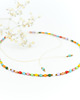 chokery Kolorowy choker z koralików