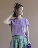 t-shirt damskie Fioletowy T-shirt Kimonowy