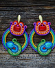 kolczyki soutache Gigi- duże i etniczne kolczyki soutache