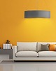 plafony Lampa wisząca z cylindrycznym abażurem PORTO GOLD fi - 100 cm