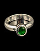 pierścionki srebrne Pierścionek szlachetny tsavoryt