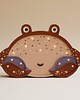 lampy do pokoju dziecka Drewniana Lampka Krab - Brown