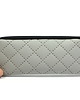 piórniki Piórnik kosmetyczka Jasny Grey etui do torebki do szkoły w podróż