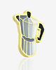 przypinki Pins kawiarka "Kava"
