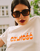 t-shirt damskie Koszulka Czułość - pomarańczowa