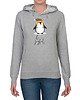 bluza z kapturem damska Bluza damska z pingwinem