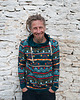 bluzy męskie Bluza kangurka "Meander" z butelkowym - unisex