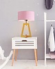 lampy do pokoju dziecka Drewniana lampka nocna do pokoju dziecięcego CLIO KIDS mix kolorów E27