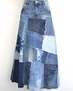 spódnice maxi Długa patchworkowa nowa spódnica jeans r.42