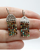 kolczyki wire wrapping Antica na zamówienie