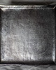 patery i talerze Talerz metalowy no. 1- srebrno- czarny, kwadratowy