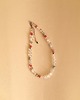 naszyjniki - inne Rock Crystal and Colorful Gem Bead Necklace