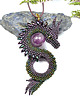 wisiory Fraisair, wisior ze smokiem, beading