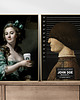 plakaty Zestaw plakatów - Starbucks i John Doe