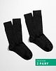skarpetki damskie Skarpetki Essential - Noir Elegance - Czarny - Zestaw 2 pary (unisex)