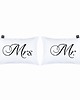 poduszki z napisami Poszewki na poduszki z napisami MR. & MRS.