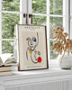 plakaty Plakat na ścianę "Dwie twarze" w stylu Picasso 40x50 (400mm x 500mm)
