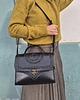 torby na ramię Kuferek torebka Linda czarny skórzana wzory góralska skóra