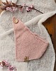 szaliki dziecięce Chustka dla dziecka oversize ręcznie robiona różowa