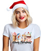 t-shirt damskie Koszulka świąteczna t-shirt