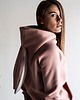bluza z kapturem damska Kangurka Damska Brzoskwiniowy KRÓLIK z Uszami