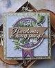 kartki scrapbooking Kartka na pożegnanie w pracy