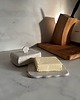 kuchnia - różne Ceramiczna Maselnica z uchwytem Muszlą Freckled White