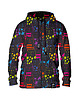 bluzy męskie Męska Bluza Expres Zamek DR.CROW Koty