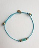bransoletki na sznurku Bransoletka BOHO sznurkowa turkusowa, turkus, hematyt