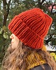 czapki damskie Zimowa czapka z wełny peruwiańskiej Lumi rudy brąz