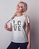 t-shirt damskie Koszulka damska biała  Love