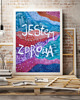 grafiki i ilustracje Afirmacja Jestem zdrowa