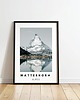 plakaty PLAKAT travel poster  Matterhorn zdjęcie personalizacja góra