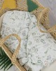 śpiwory i rożki niemowlęce Rożek Otulacz Vintage Flowers Listki