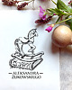 stemple KONIK NA BIEGUNACH Stempel Ex libris