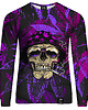 bluza bez kaptura damska Bluza Bez Kaptura Damska DR.CROW Skull Pink