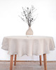 obrusy i serwetki Obrus okrągły medium linen NATURAL