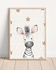 obrazy i plakaty do pokoju dziecięcego Plakat Zebra - Plakaty Na Ścianę Dla Dzieci