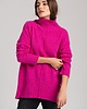 swetry damskie  Sweter wełniany z kaszmirem Saar Look 263 róż