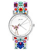 zegarki damskie Zegarek - Sarenka - folk biały, nato