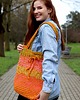 torby na ramię Pomarańczowa torebka  - Mawki