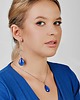 kolczyki szklane Długie kolczyki w kolorze perł Ebru e48/25