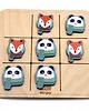 puzzle dla dzieci Gra drewniana PANDA vs LISEK Kółko i krzyżyk
