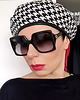 czapki damskie New BERET Pepitka